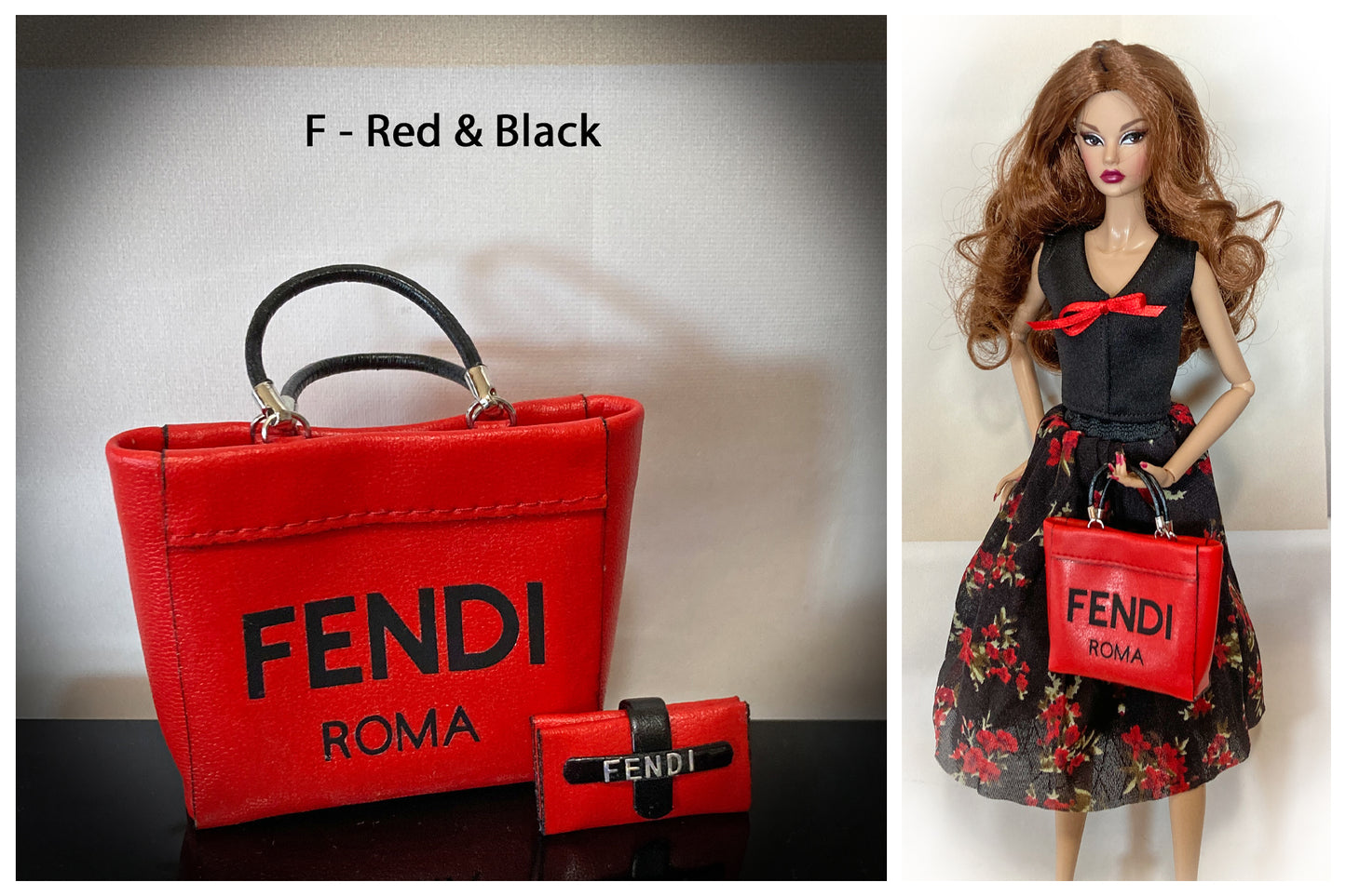 Bold Handbags for 1:6 Dolls like Barbie, Blythe, Integrity, JHA