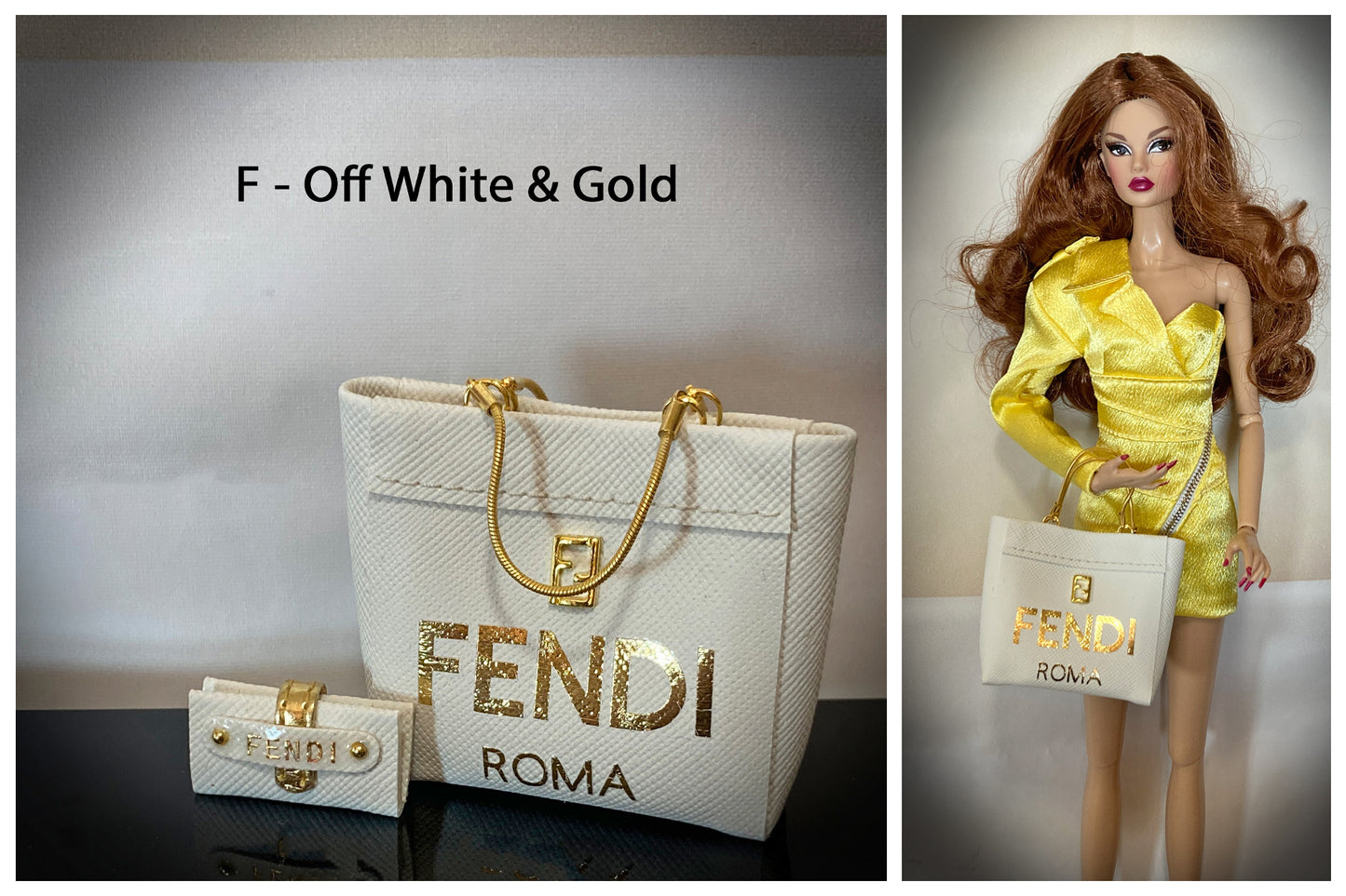 Bold Handbags for 1:6 Dolls like Barbie, Blythe, Integrity, JHA