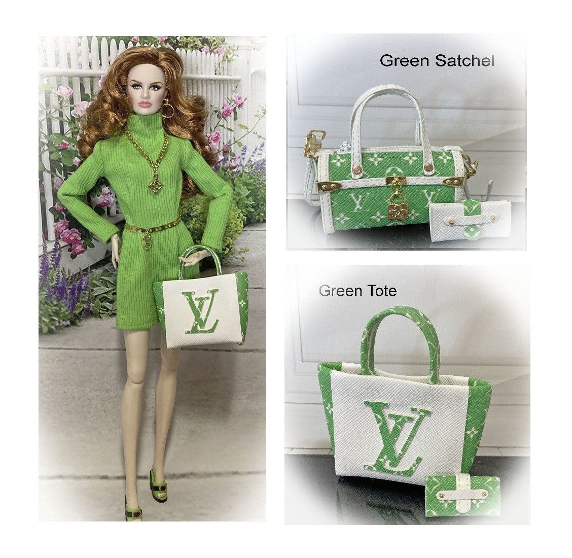 Arm Candy Handbags for 1:6 Dolls like Barbie, Blythe, Integrity, JHA