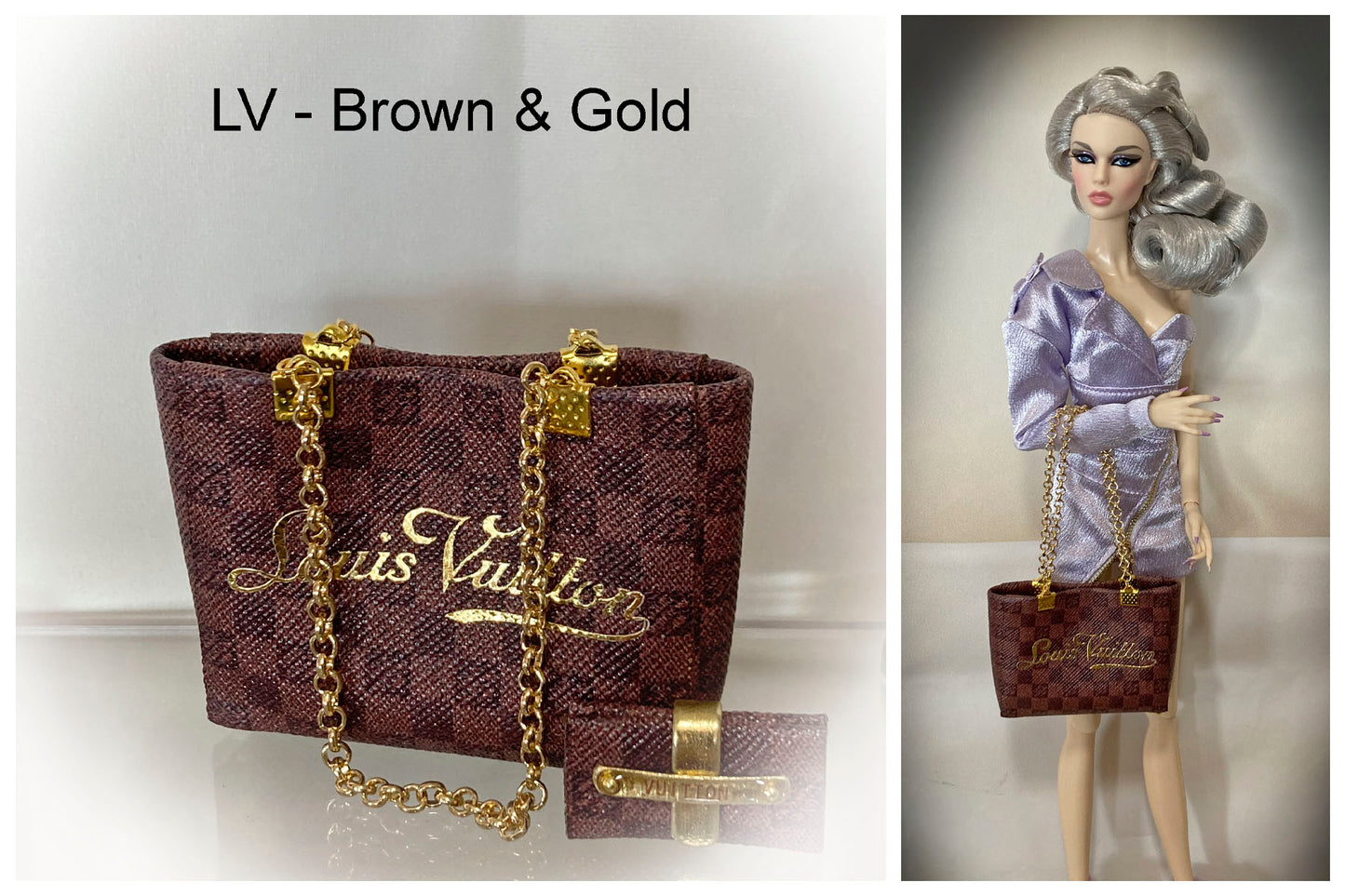 Bold Handbags for 1:6 Dolls like Barbie, Blythe, Integrity, JHA