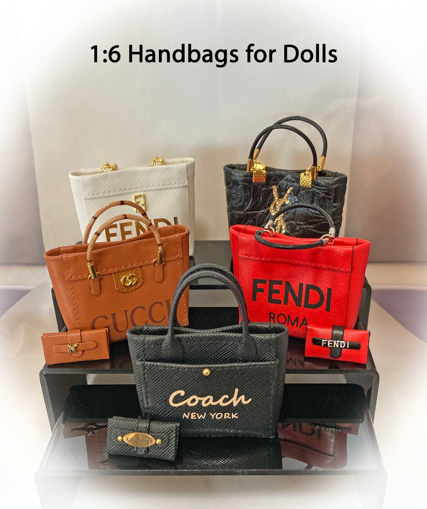Bold Handbags for 1:6 Dolls like Barbie, Blythe, Integrity, JHA