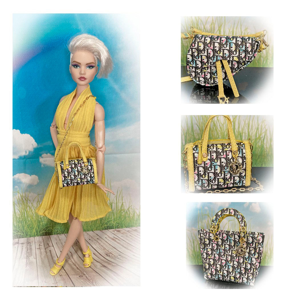 Handbags for 1:6 Dolls like Barbie, Blythe, Integrity, JHA