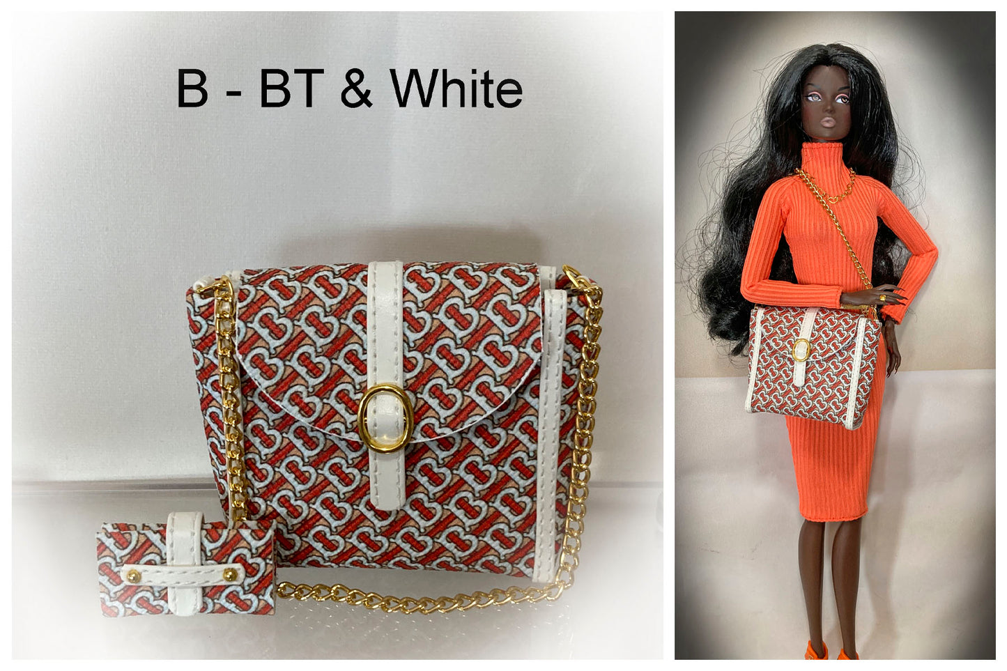 Bold Handbags for 1:6 Dolls like Barbie, Blythe, Integrity, JHA