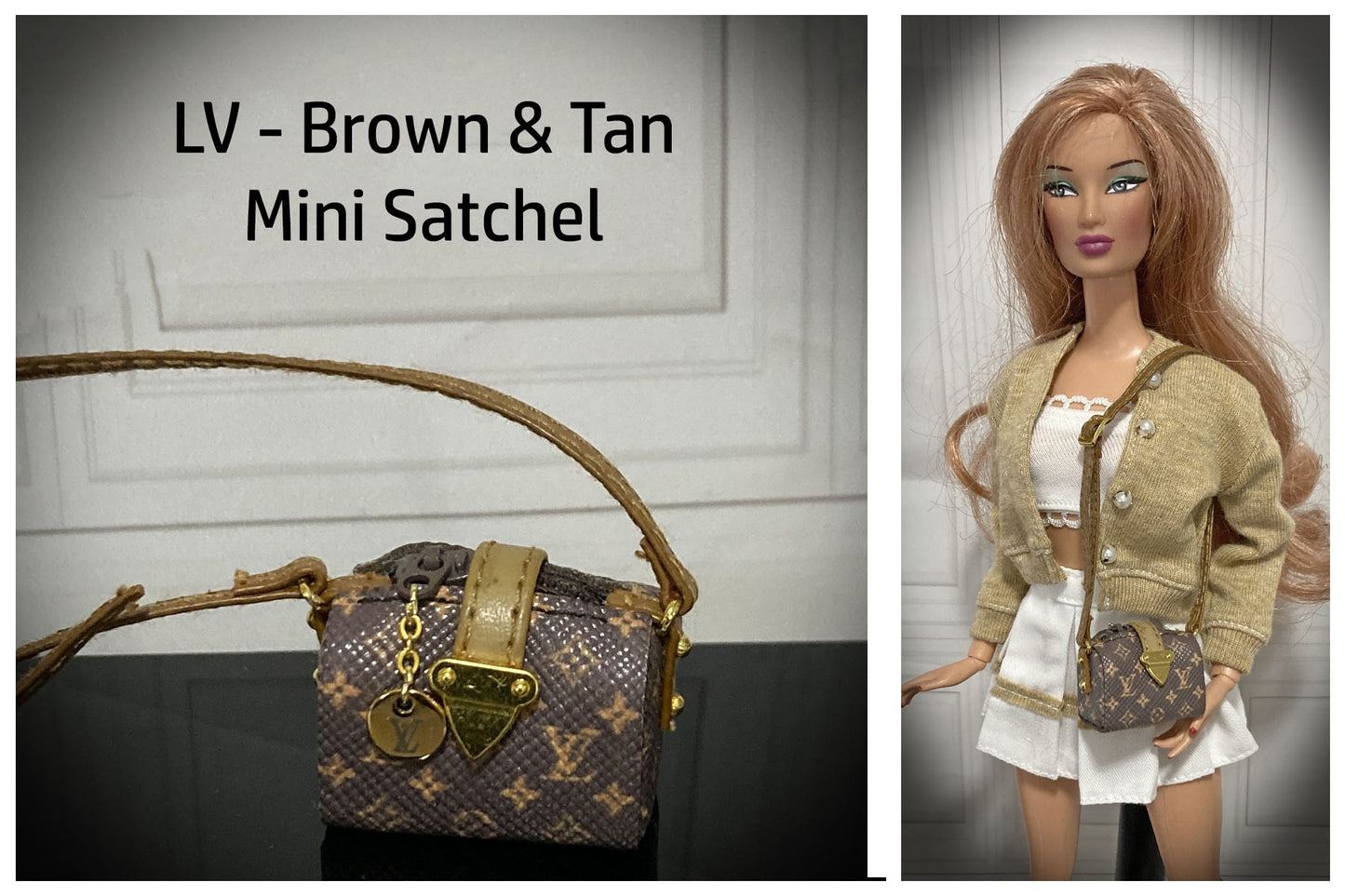 Mini Collection Handbags for 1:6 Dolls like Barbie, Blythe, Integrity, JHA