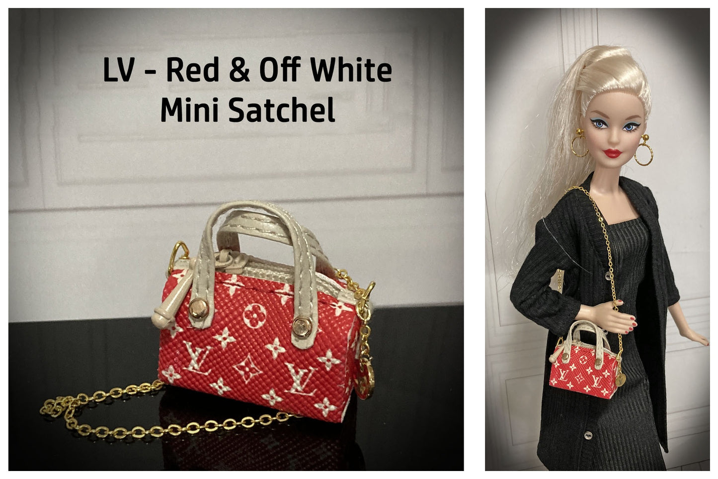 Mini Collection Handbags for 1:6 Dolls like Barbie, Blythe, Integrity, JHA