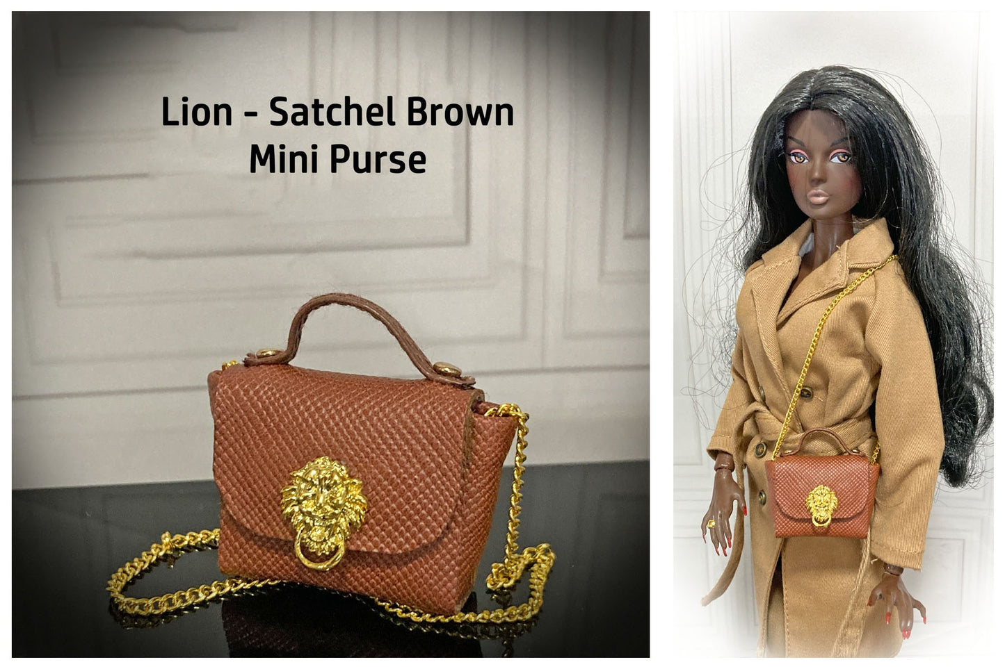 Mini Collection Handbags for 1:6 Dolls like Barbie, Blythe, Integrity, JHA