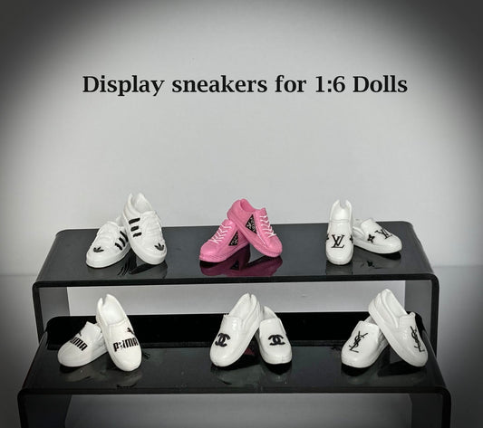Boat shoes for 1:6 dolls