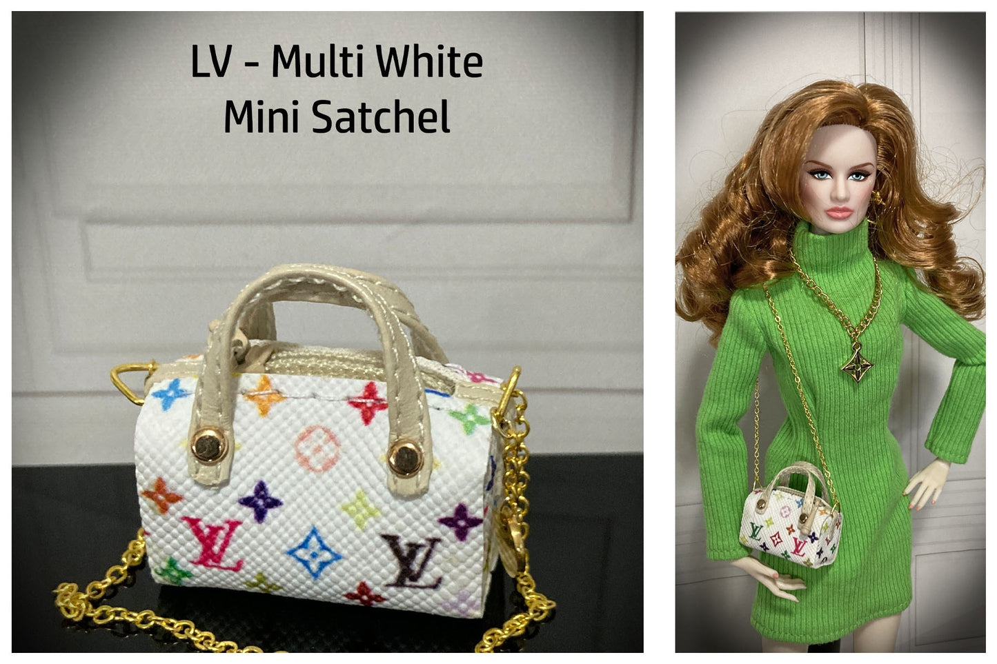 Mini Collection Handbags for 1:6 Dolls like Barbie, Blythe, Integrity, JHA