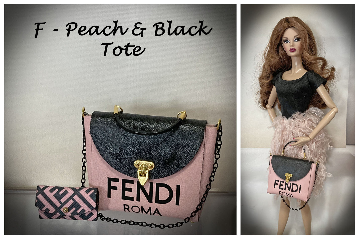 Bold Handbags for 1:6 Dolls like Barbie, Blythe, Integrity, JHA