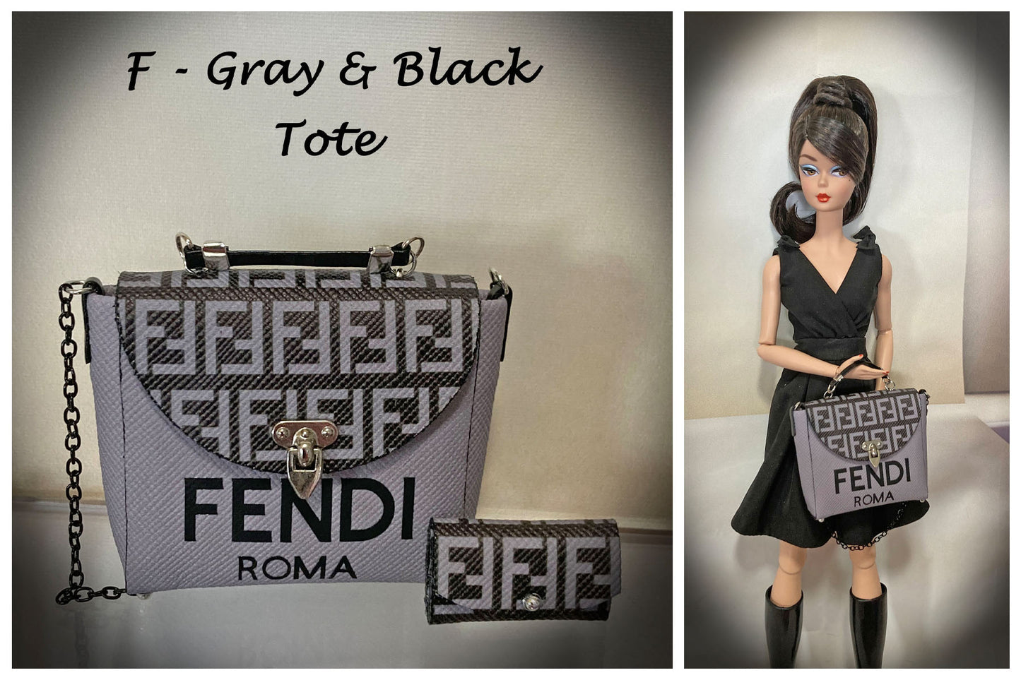 Bold Handbags for 1:6 Dolls like Barbie, Blythe, Integrity, JHA