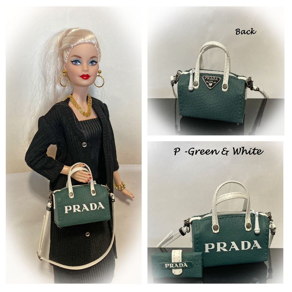 Simply Bold Reversible Satchel Handbags for 1:6 Dolls like Barbie, Blythe, Integrity, JHA
