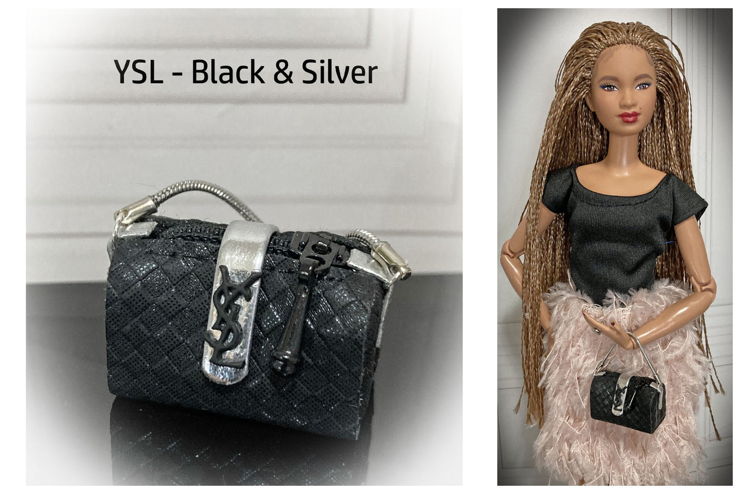 Mini Collection Handbags for 1:6 Dolls like Barbie, Blythe, Integrity, JHA