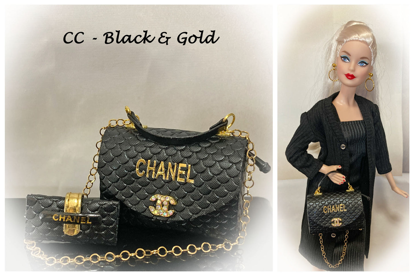 Simply Bold Reversible Satchel Handbags for 1:6 Dolls like Barbie, Blythe, Integrity, JHA