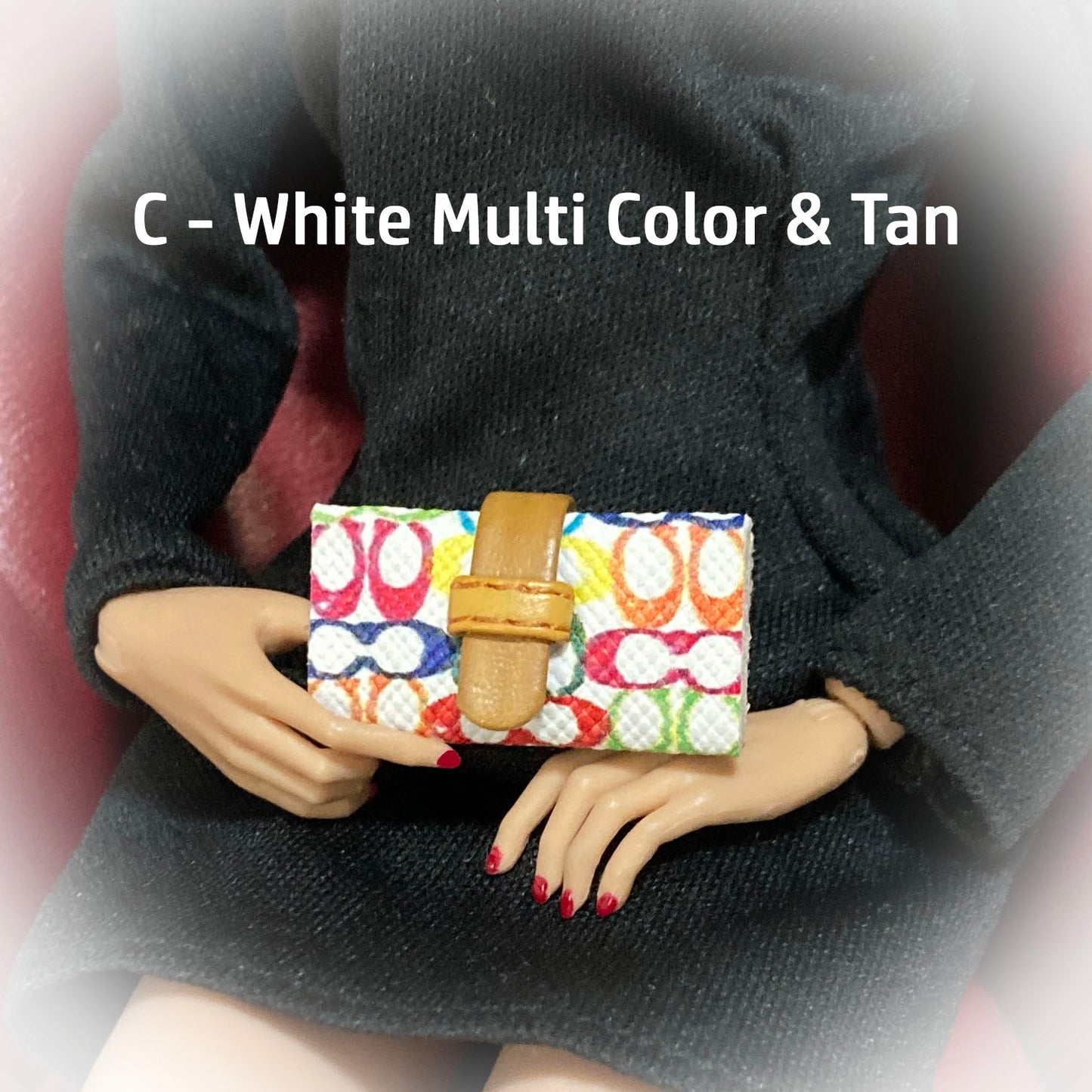 Wallets for 1:6 Dolls like Barbie, Blythe, Integrity, JHA