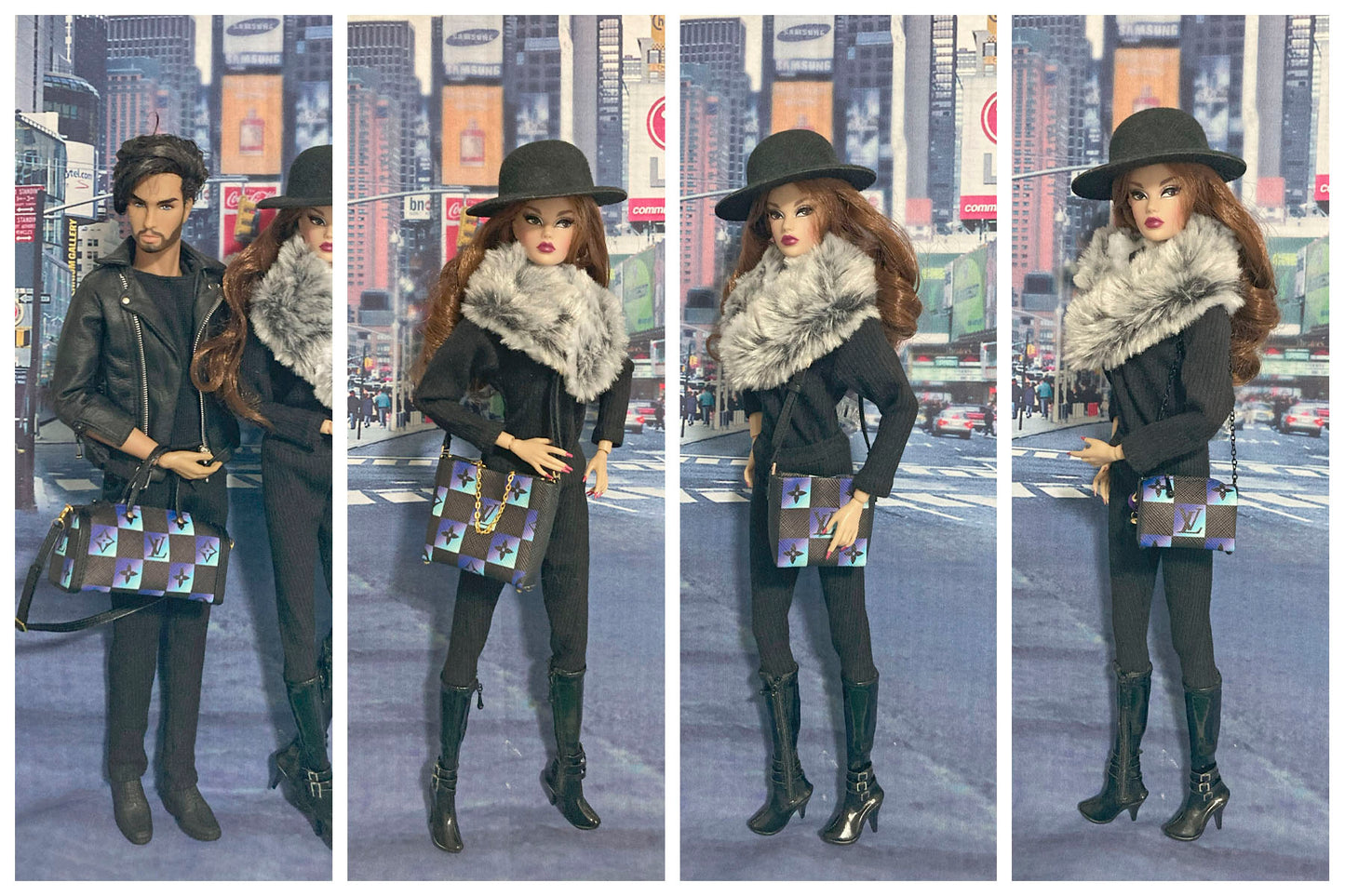 Handbags for 1:6 Dolls like Barbie, Blythe, Integrity, JHA