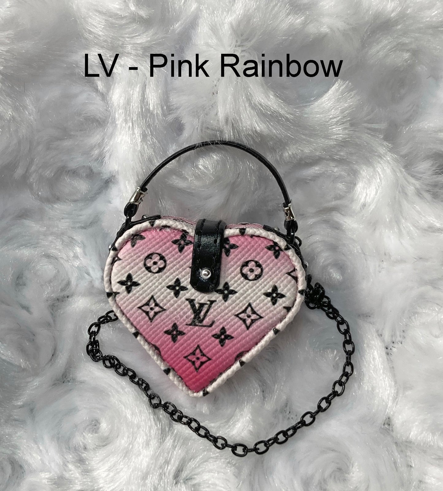 Heart Handbags for 1:6 Dolls like Barbie, Blythe, Integrity, JHA