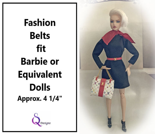 LV - Fashion Belts for 1:6 Dolls