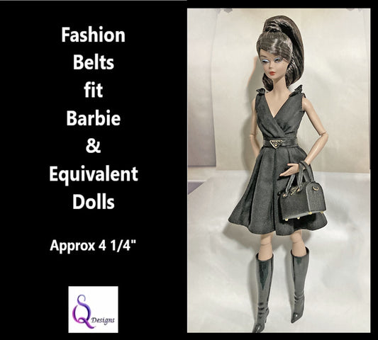 Fashion Belts for 1:6 Dolls