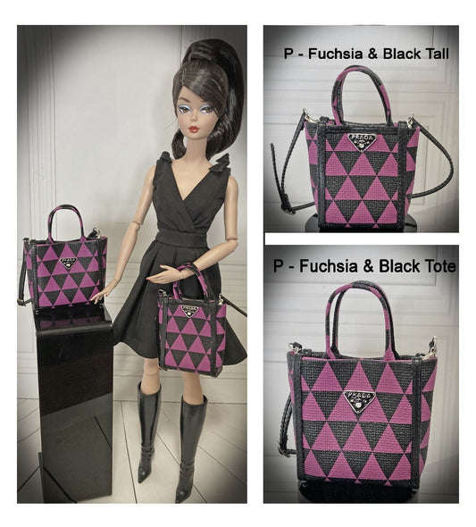 Bolsos para muñecas 1:6 como Barbie, Blythe, Integrity, JHA