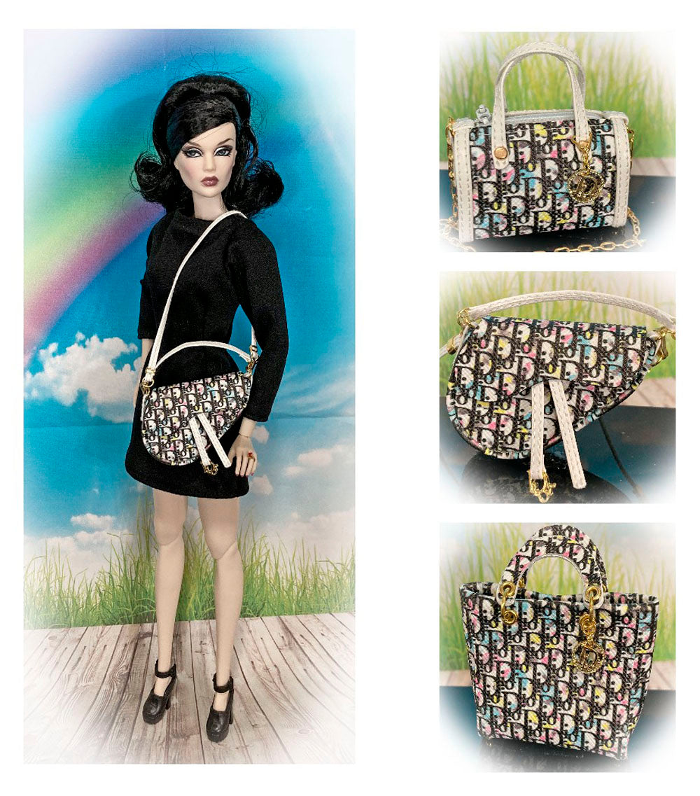 Handbags for 1:6 Dolls like Barbie, Blythe, Integrity, JHA