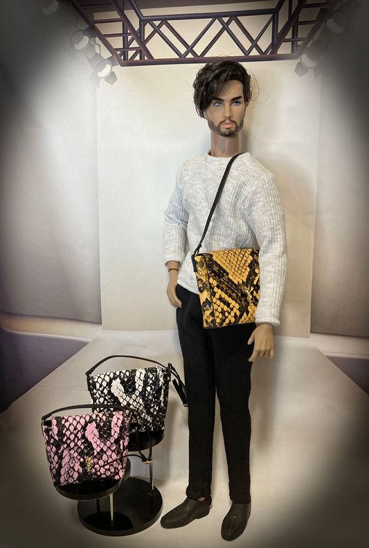 Handbags for 1:6 Dolls like Barbie, Ken, Blythe, Integrity, JHA